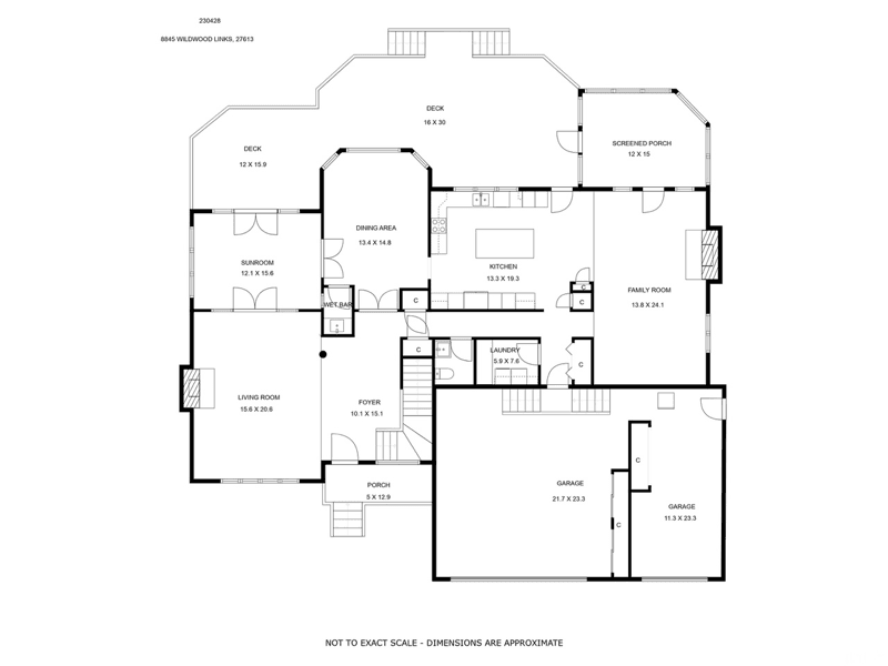 Raleigh House: 8845 Wildwood Links