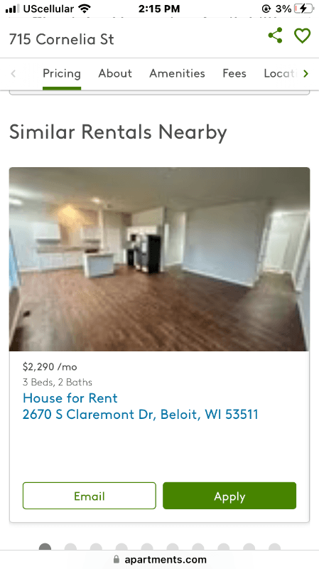 Janesville House: 715 Cornelia St
