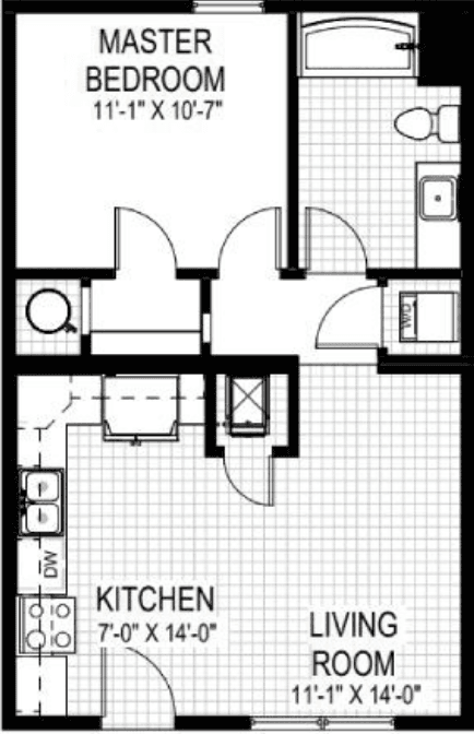 Lyons Townhome: 305 - 321 Evans Street