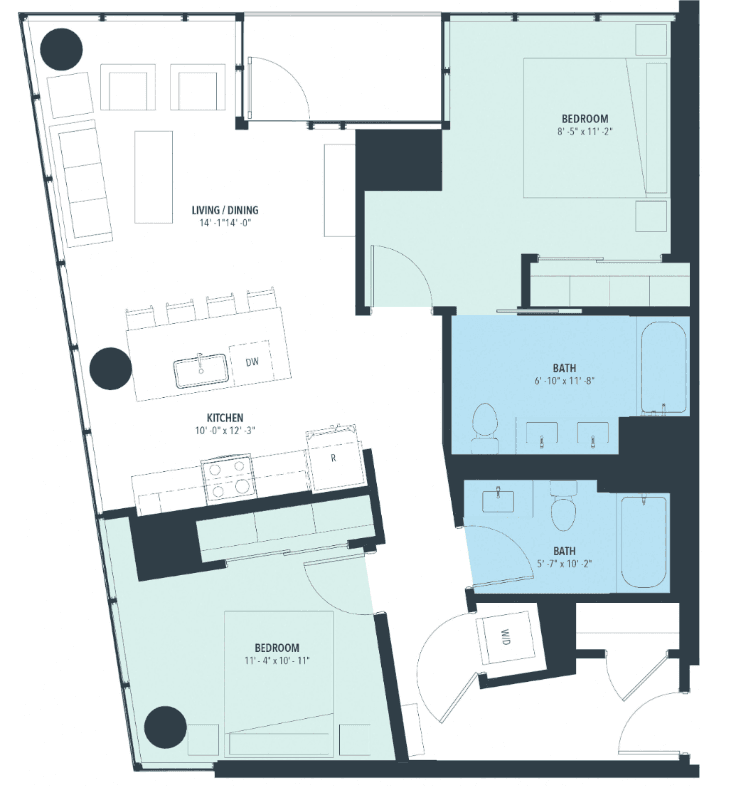 Chicago Condo: 736 N Aberdeen