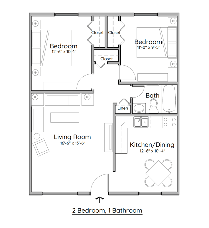 Brighton Apartment: 65 N Kuner Rd