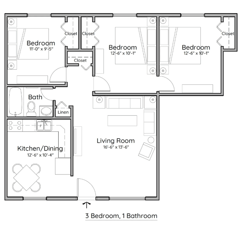 Brighton Apartment: 65 N Kuner Rd
