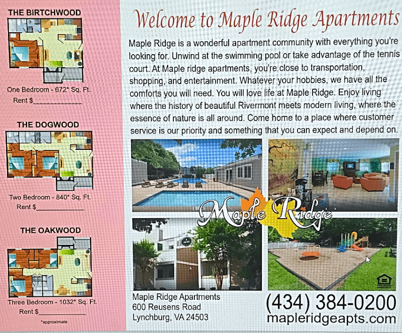 Lynchburg Apartment: 600 Reusens Road