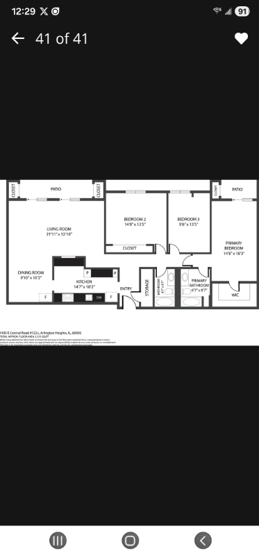 Arlington Heights Condo: 1405 E Central Rd