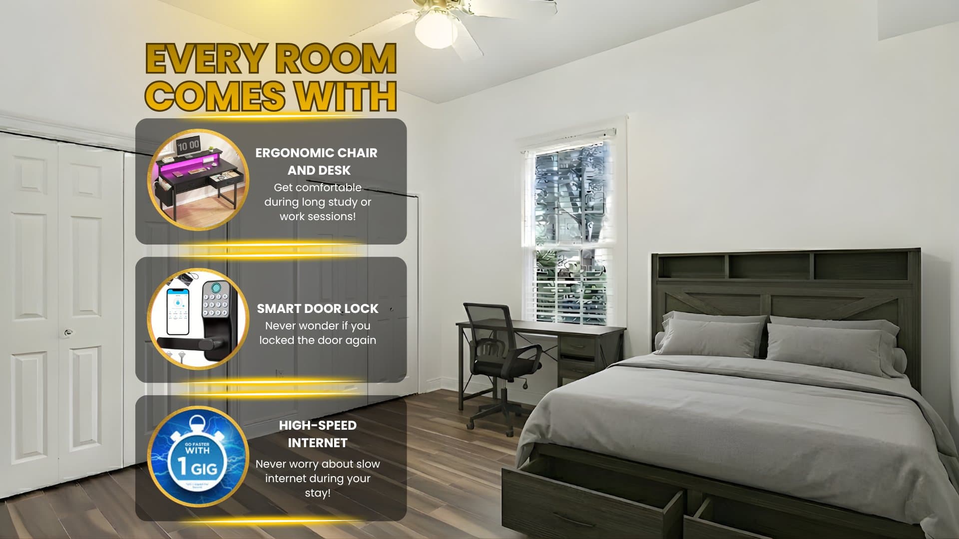 slidell Single Room: 126 rue de la paix