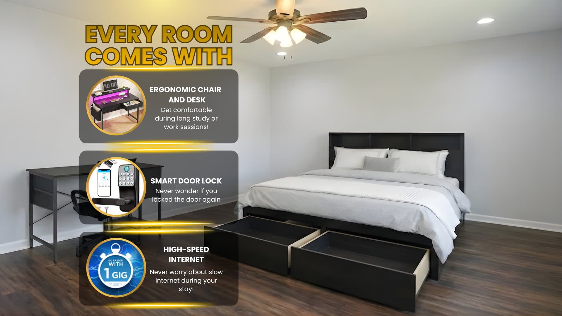 Slidell Single Room: 3834 Cambridge St,