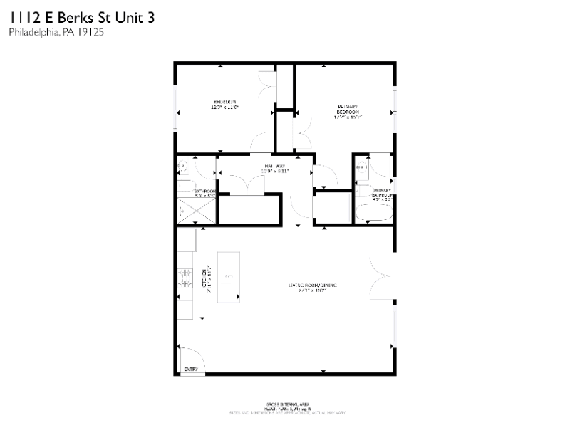 Philadelphia Apartment: 1112 E Berks St.