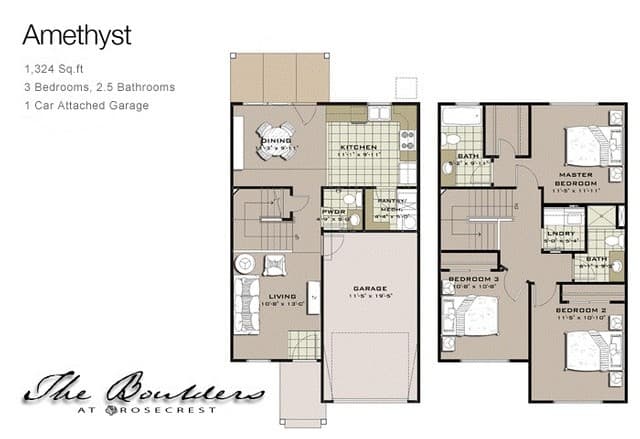 Herriman Townhome: 5033 W Red Shale