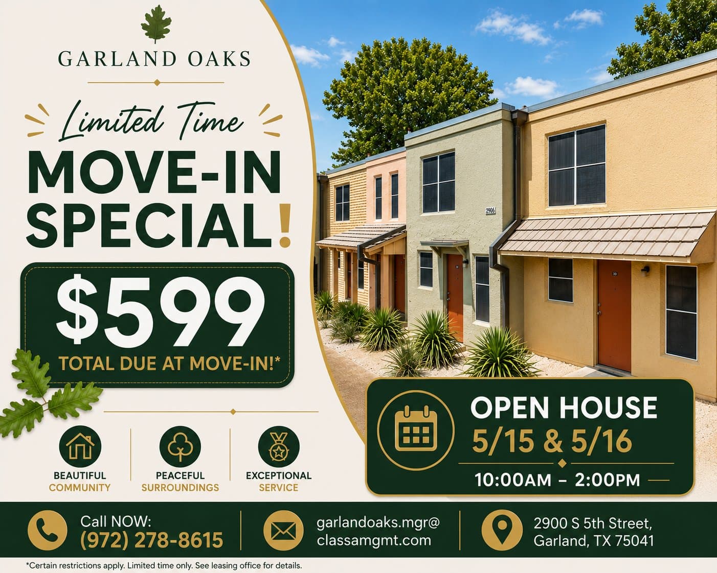 Garland Apartment: 2900 S 5th st