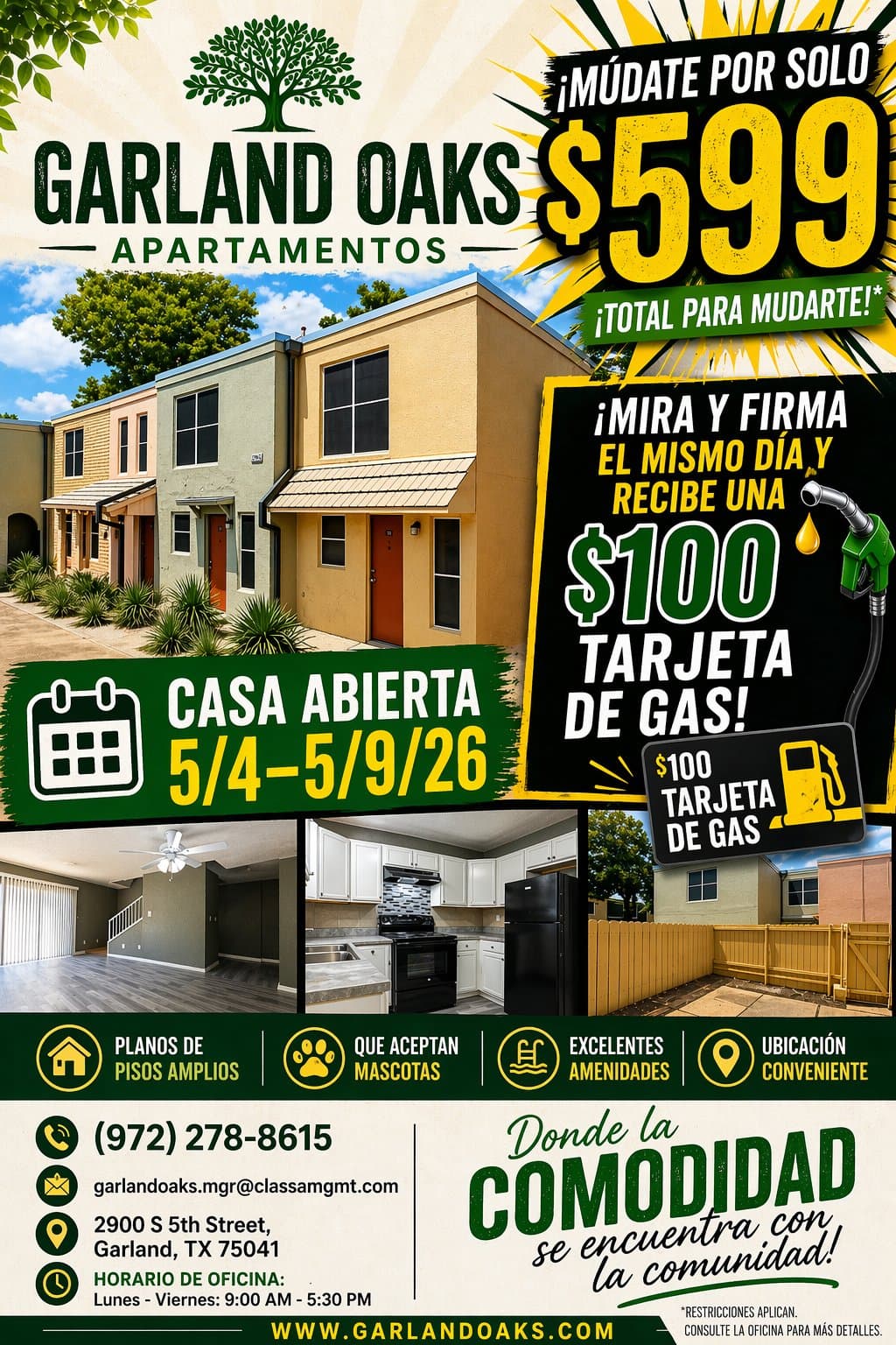 Garland Apartment: 2900 S 5th st