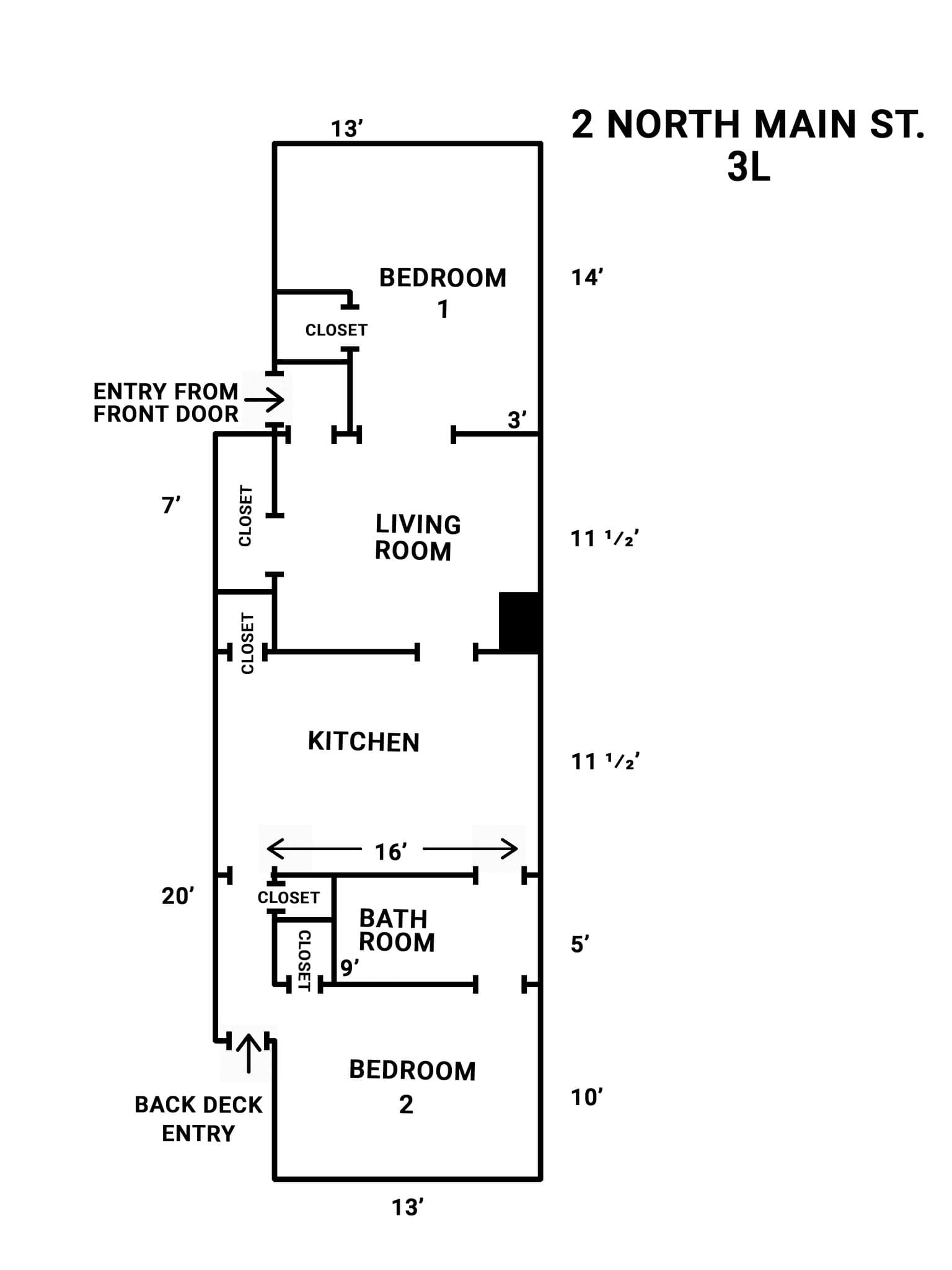 Webster Apartment: 2 N Main Street