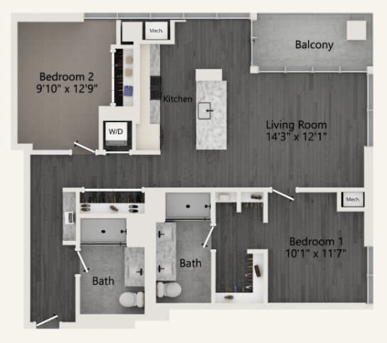 Chicago Apartment: 1356 W Randolph
