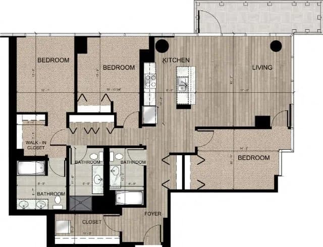 Chicago Apartment: 145 N Desplaines