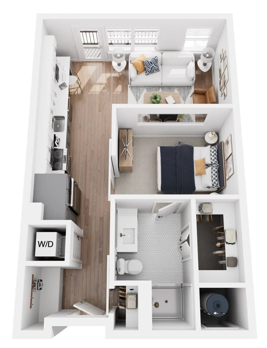 Dallas Apartment: 111 W Davis St