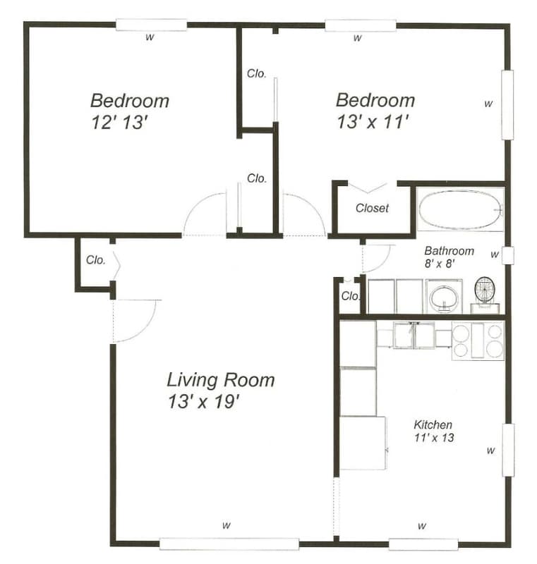 Arcade Apartment: 12100 County Line Rd