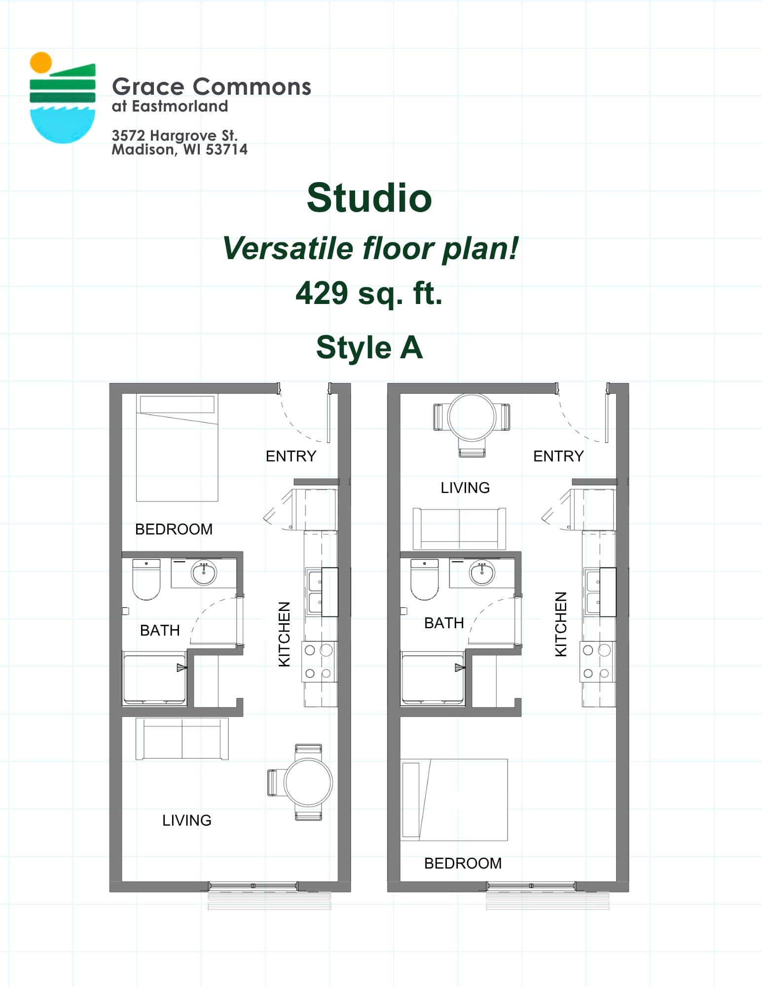Madison Apartment: 3572 Hargrove Street