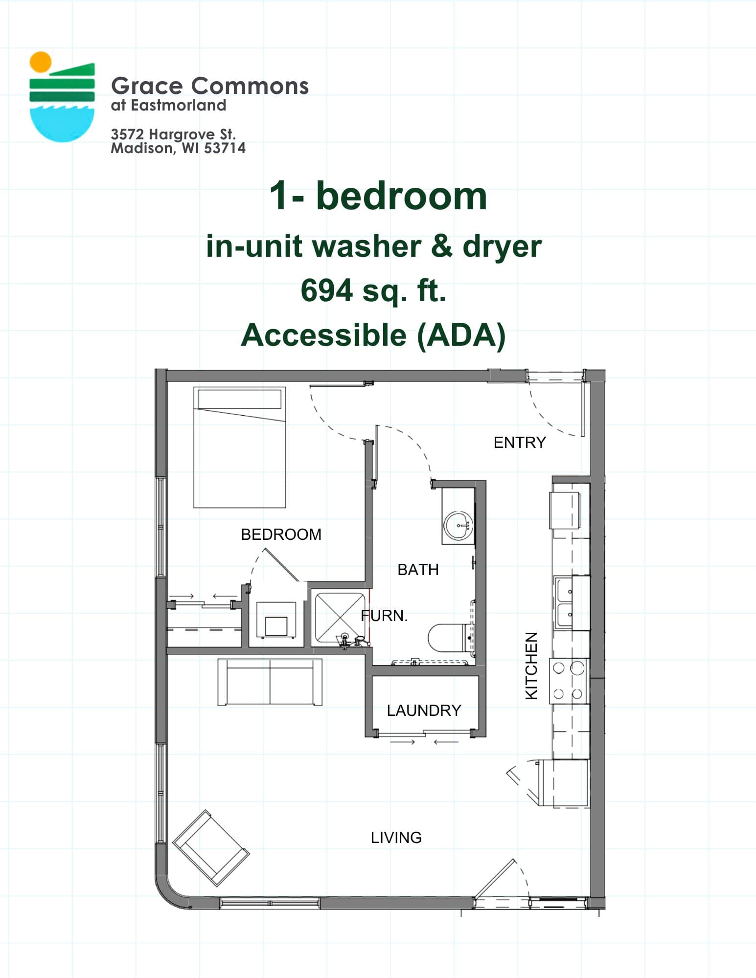 Madison Apartment: 3572 Hargrove Street