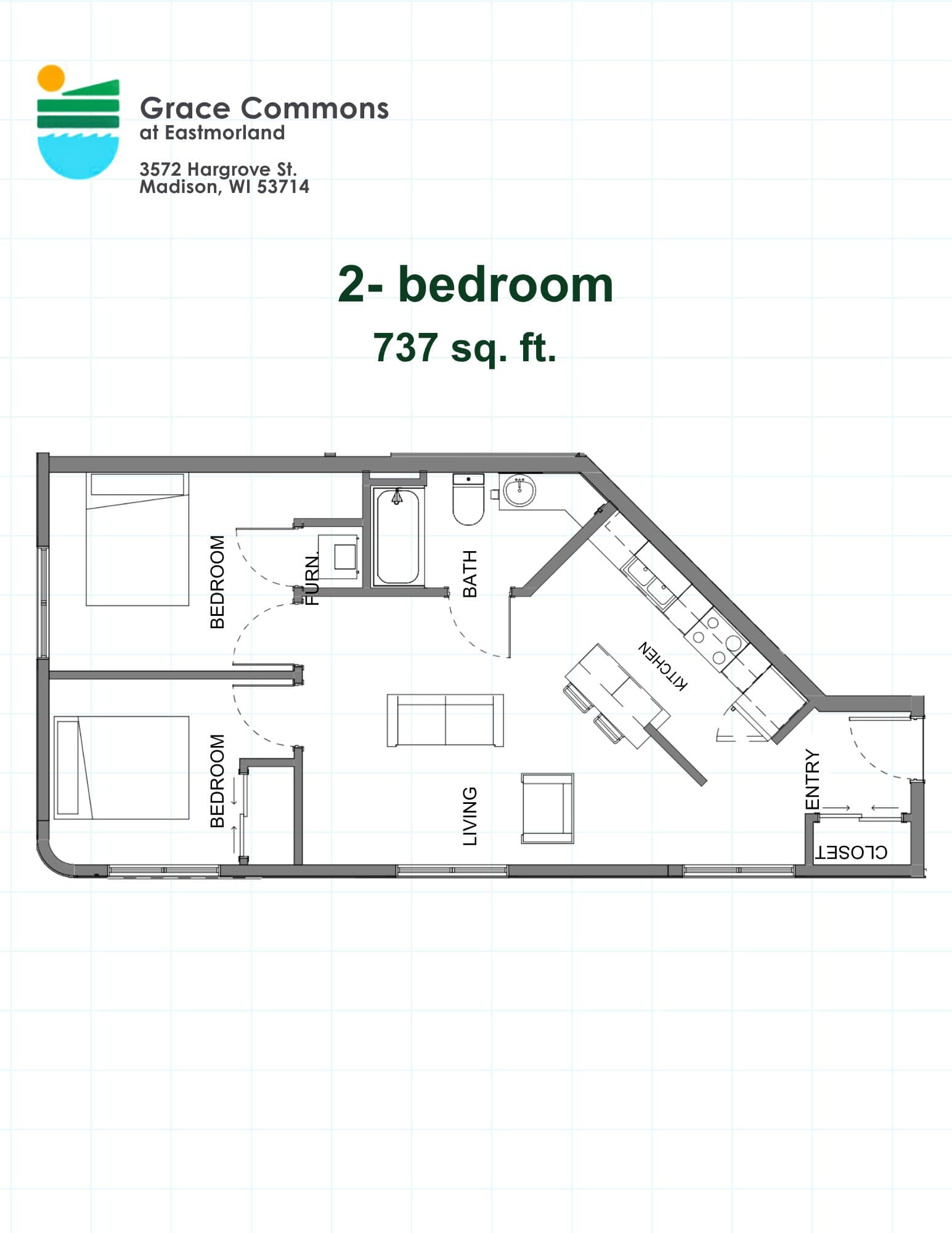Madison Apartment: 3572 Hargrove Street