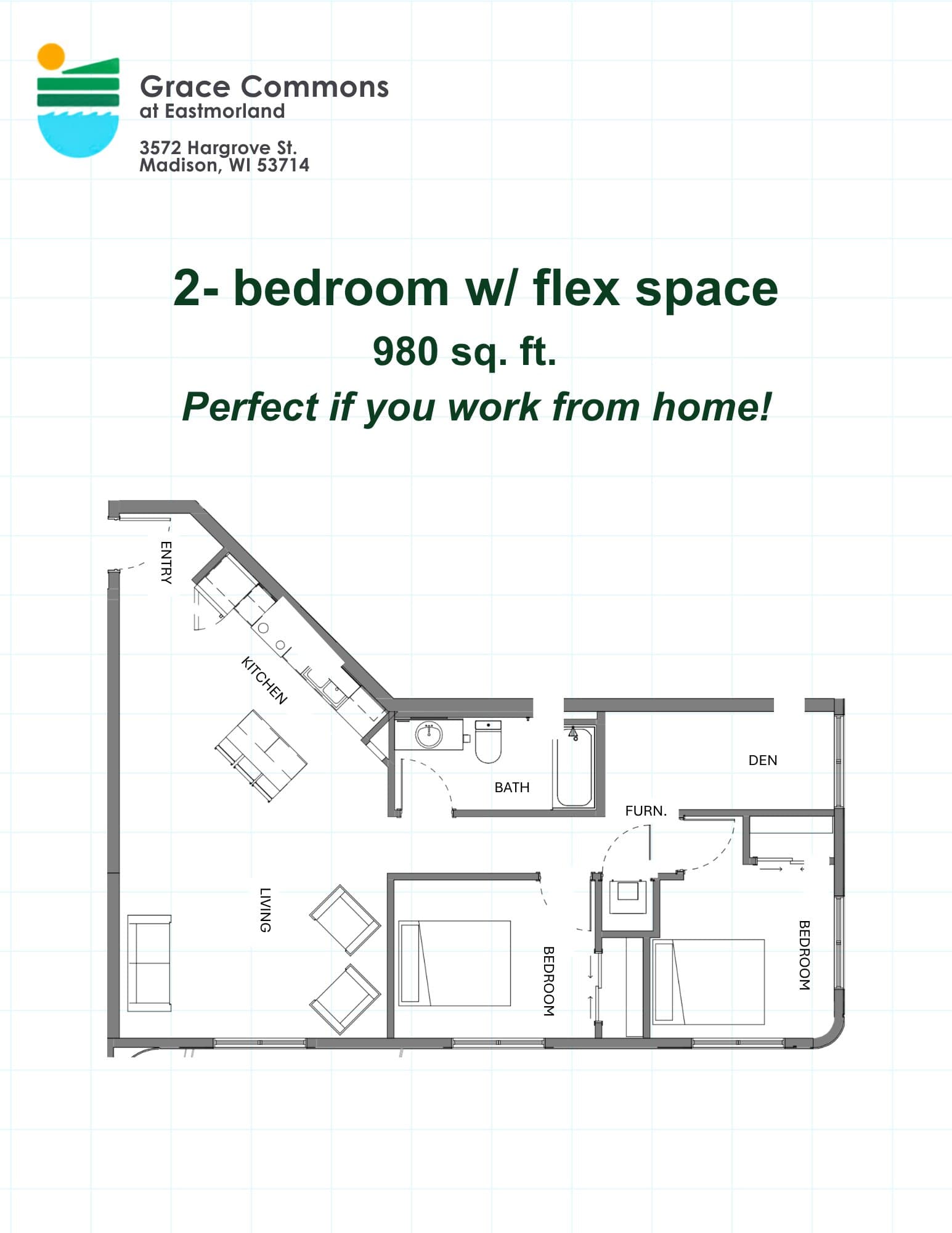 Madison Apartment: 3572 Hargrove Street