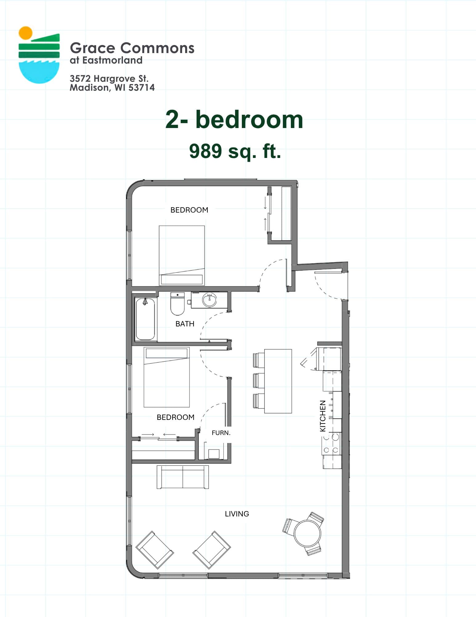 Madison Apartment: 3572 Hargrove Street