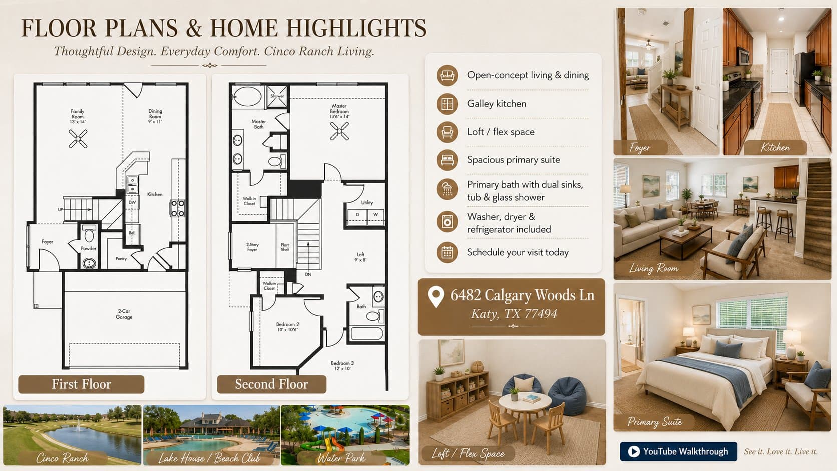 Katy Townhome: 6482 Calgary Woods Ln