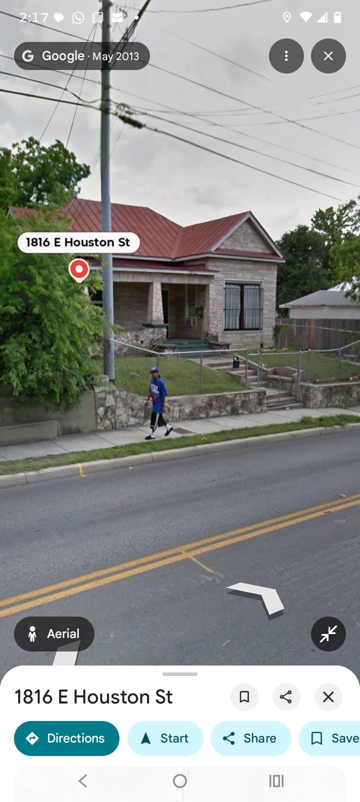San Antonio House: 1816 E. Houston St.