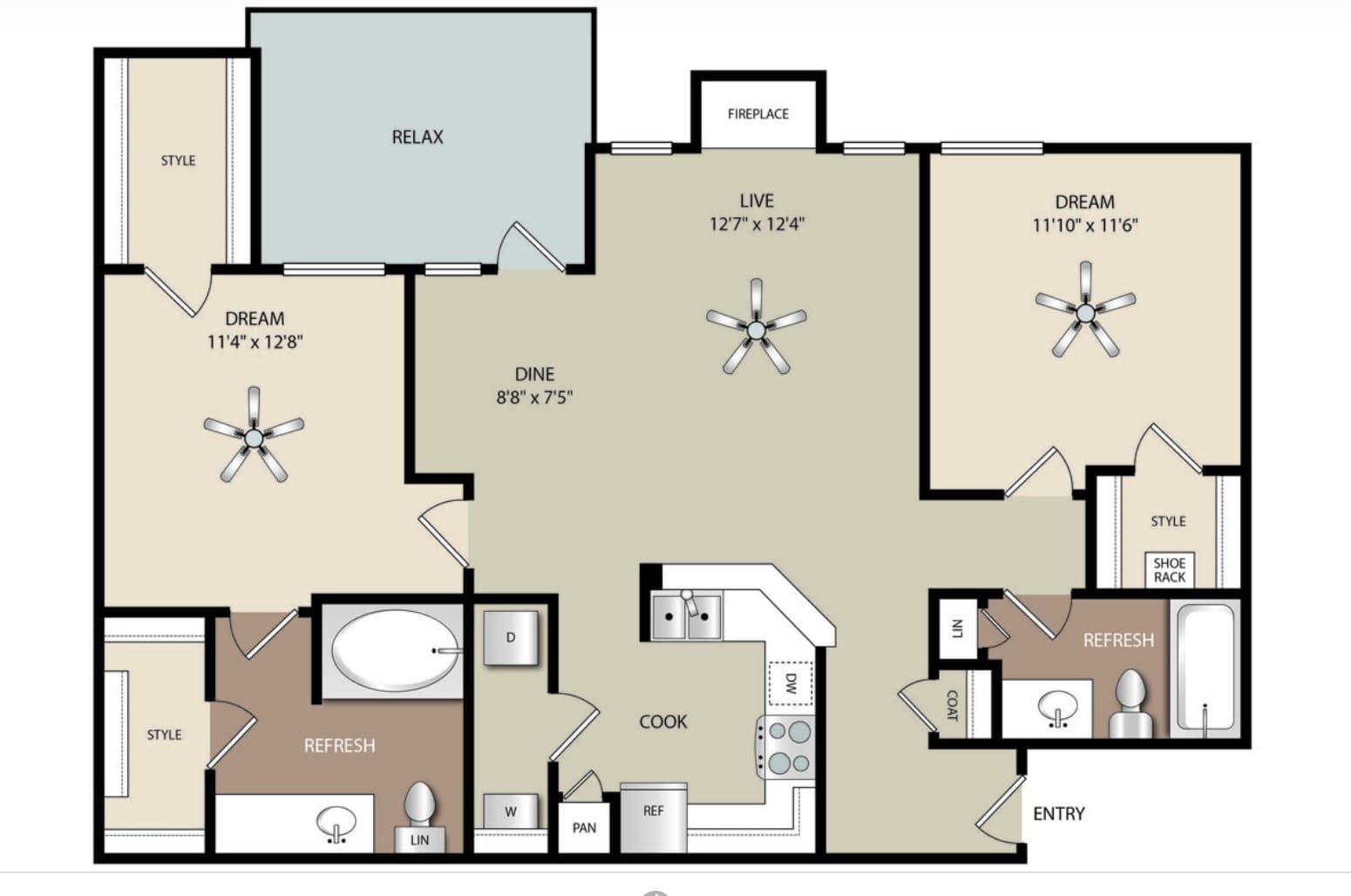Benbrook Apartment: 8889 Cook Ranch Rd