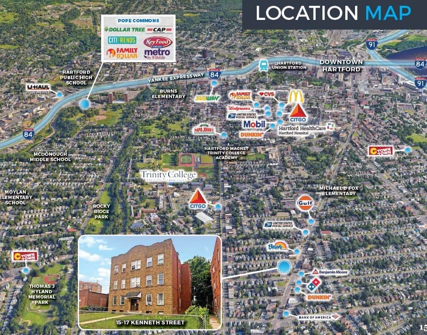 Hartford Apartment: 15-17 Kenneth St