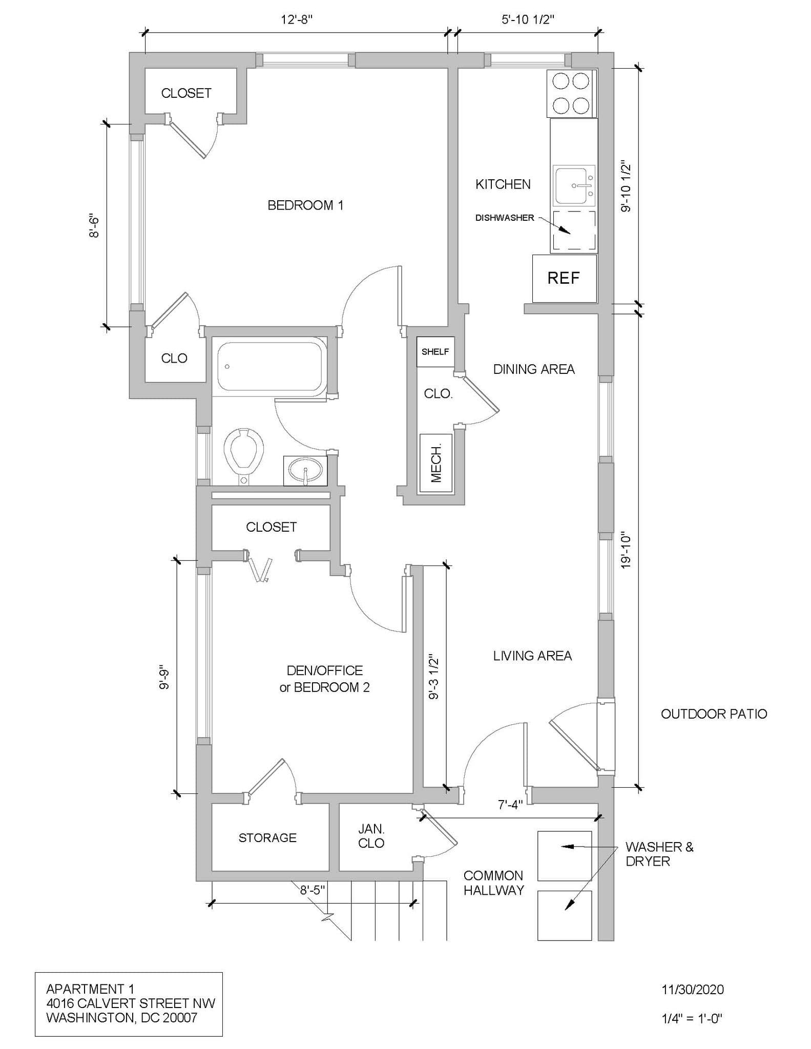 Washington Apartment: 4016 Calvert St NW