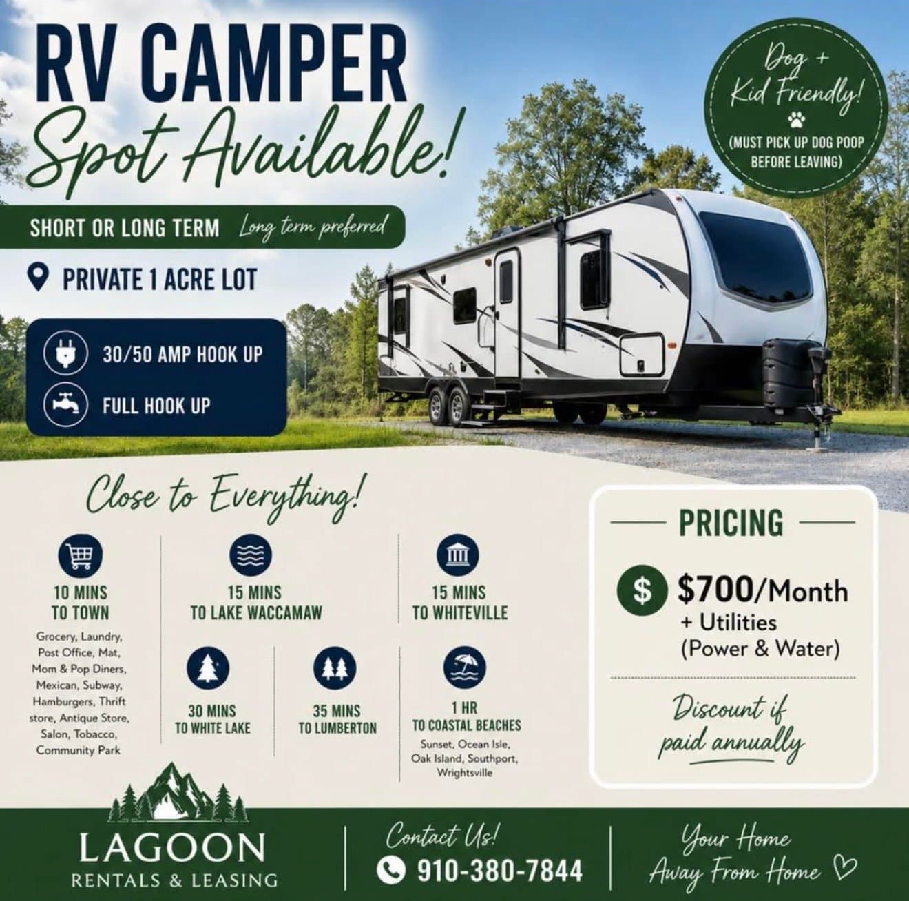 Clarkton Other: 1104 Quill Moore Rd-RV Lot