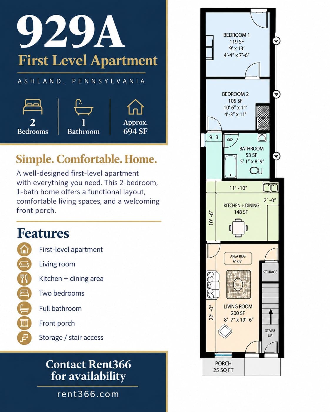 Ashland Condo: 929 Centre St, Ashland, PA