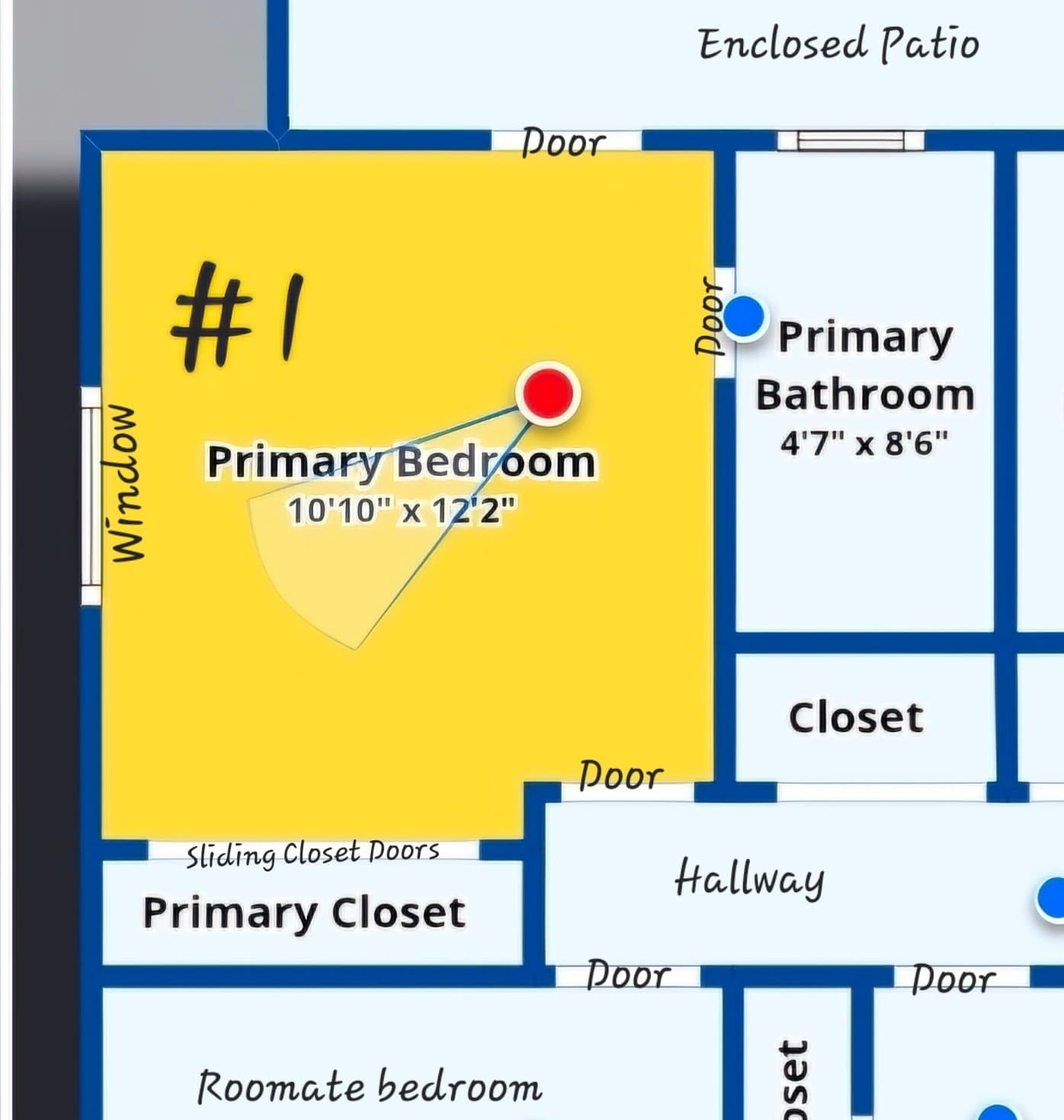 Oceanside Single Room: 509 Sunset Dr