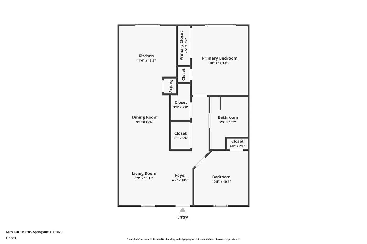 Springville Condo: 572 South 100 West, Unit E103