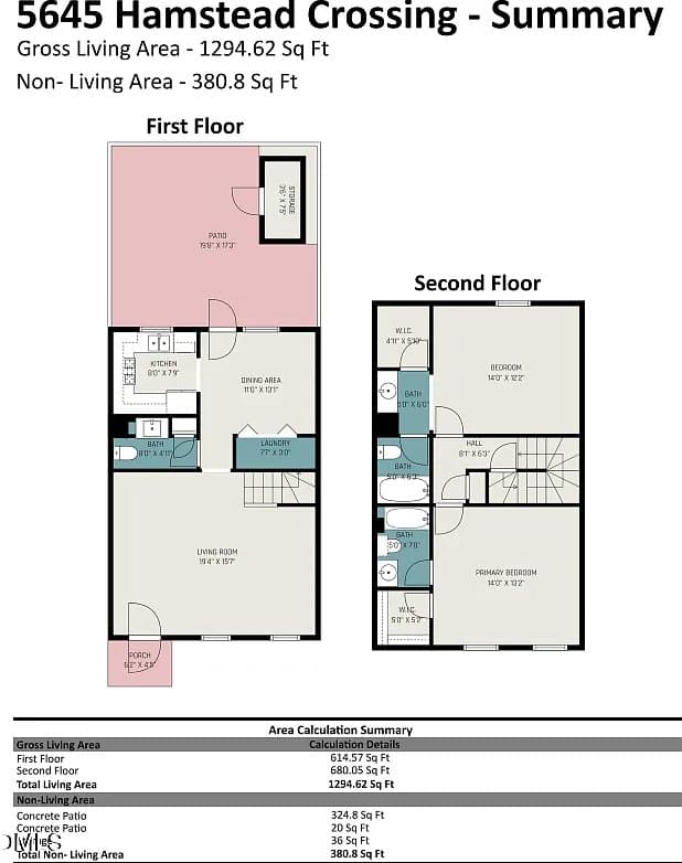 Raleigh Townhome: 5645 Hamstead Xing