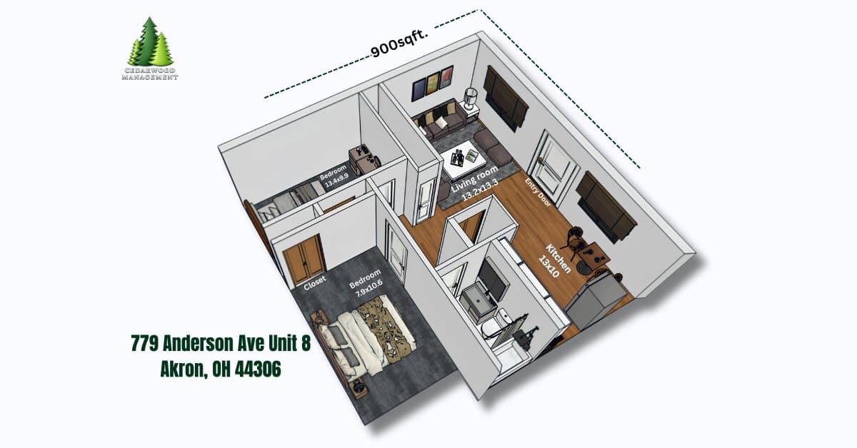 Akron Apartment: 779 Anderson Ave