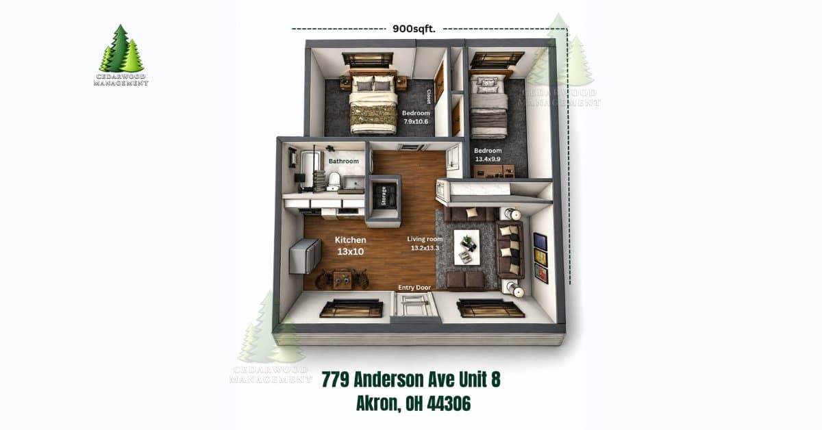 Akron Apartment: 779 Anderson Ave