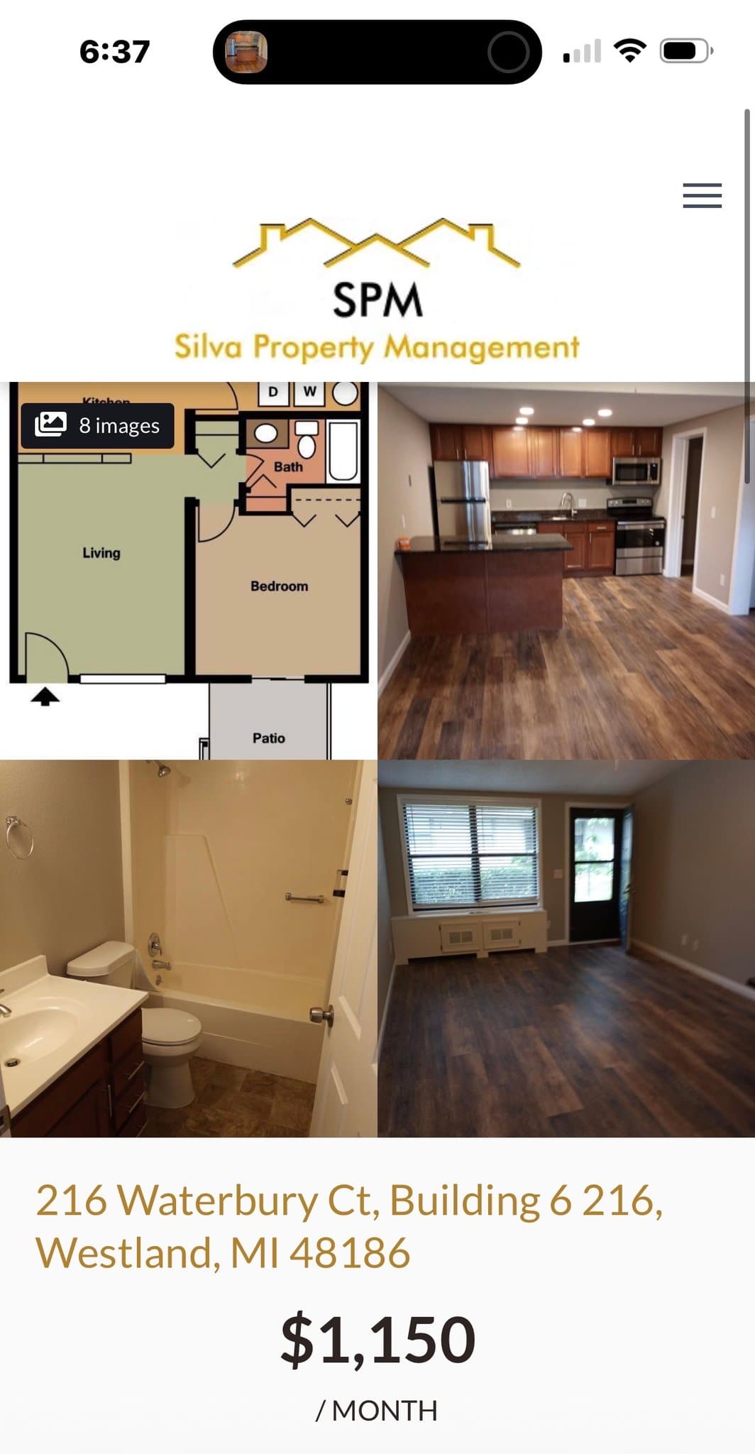 Westland Apartment: 110 Waterbury Ct