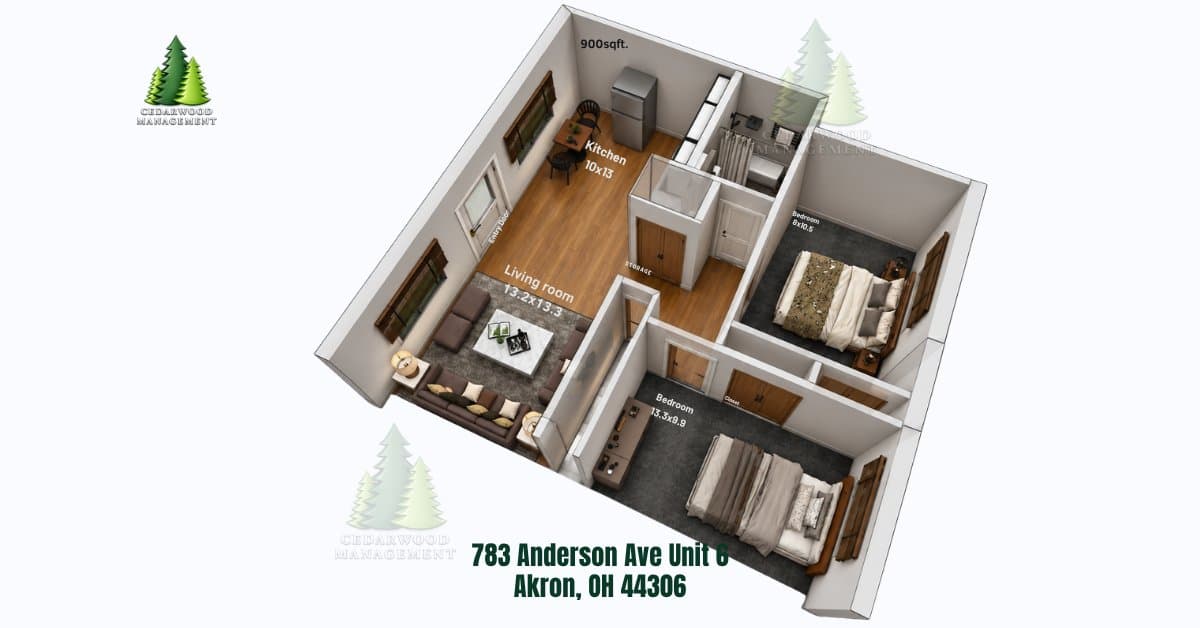 Akron Apartment: 783 Anderson Ave. Akron, OH 44306