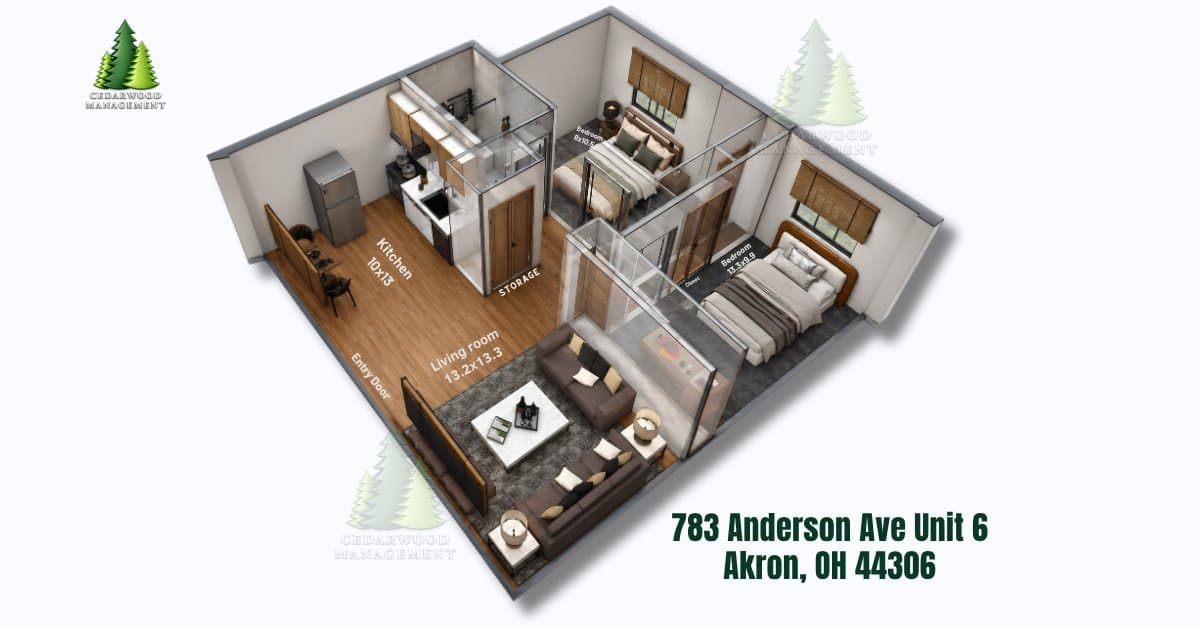 Akron Apartment: 783 Anderson Ave. Akron, OH 44306