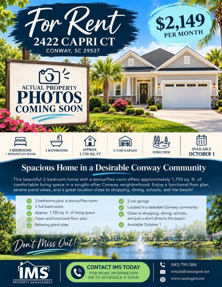 Conway House: 2422 Capri Court