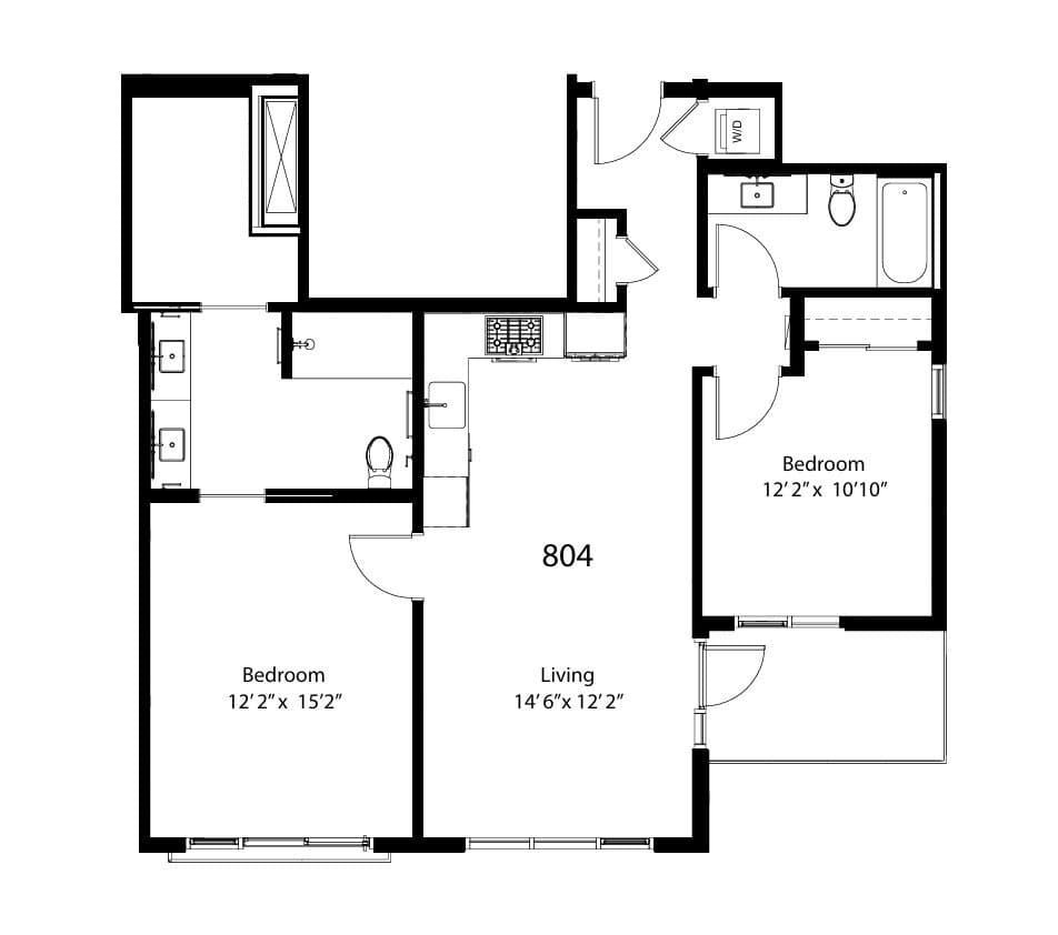 Washington Apartment: 1224 M St NW