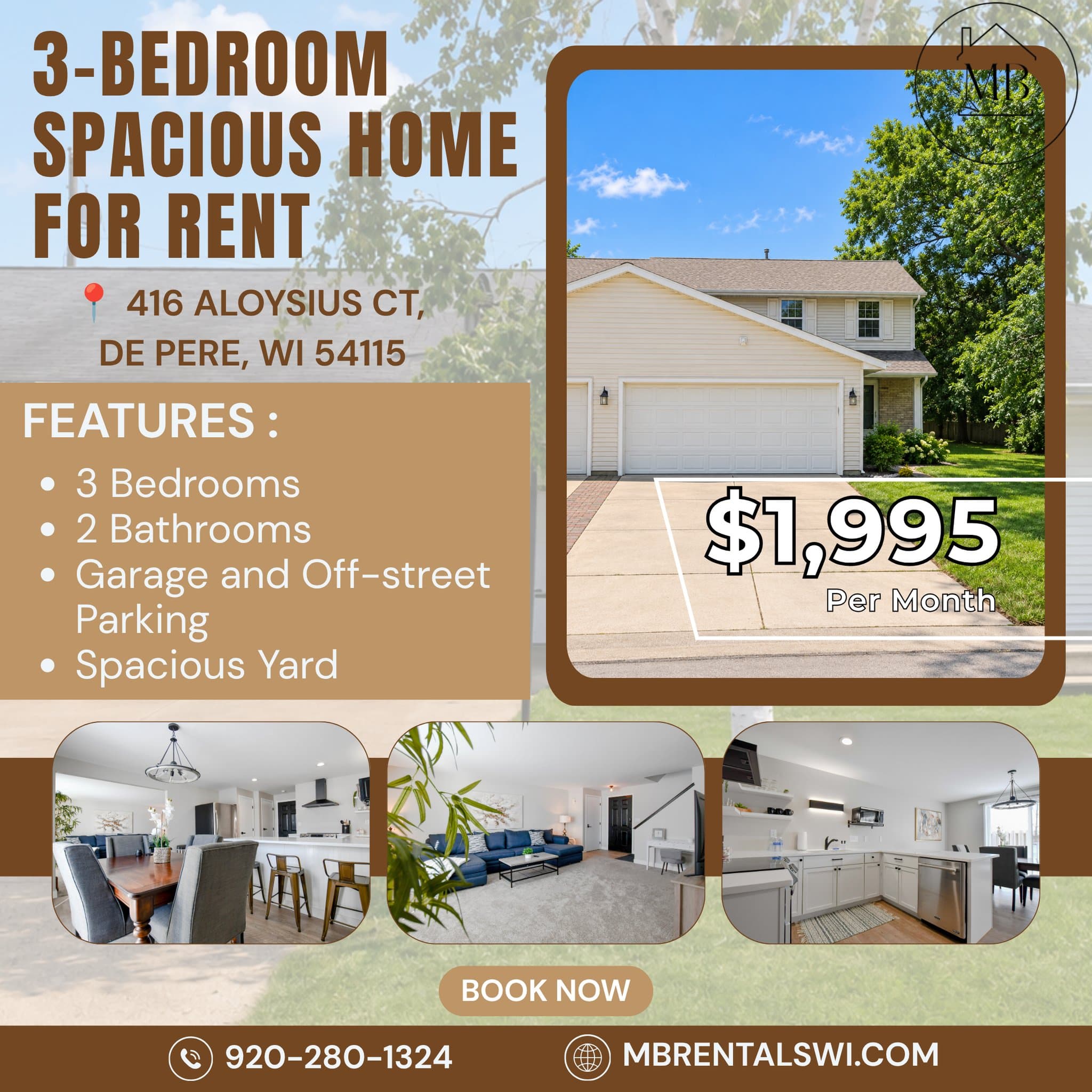 De Pere Townhome: 416 Aloysius Ct