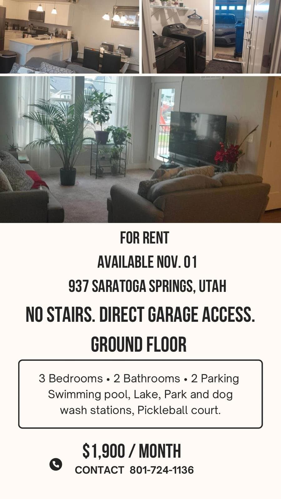 Saratoga Springs Condo: 936 Big Ben Lane