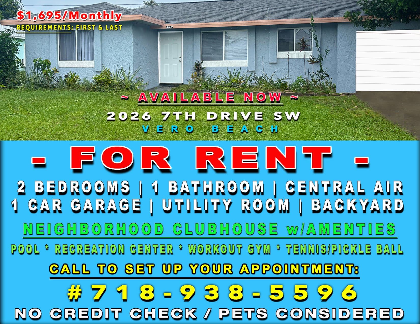 Vero Beach House: 2026 7th Drive SW