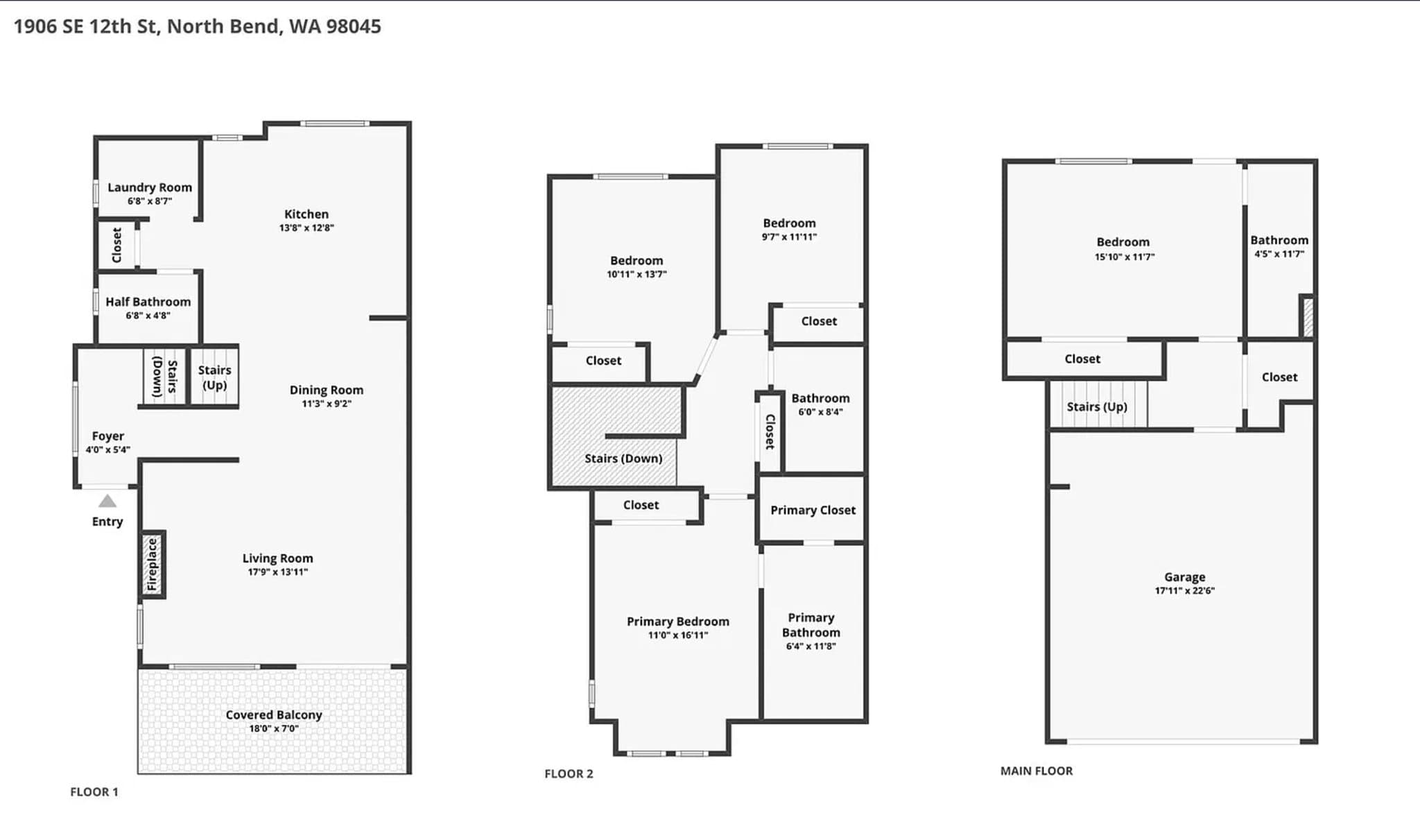 North Bend Townhome: 1906 SE 12th St