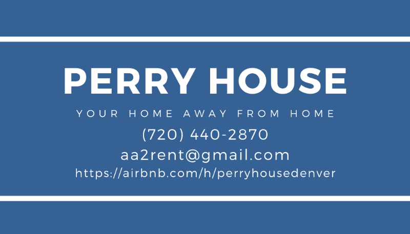 Denver House: 1300 Perry St, Denver CO