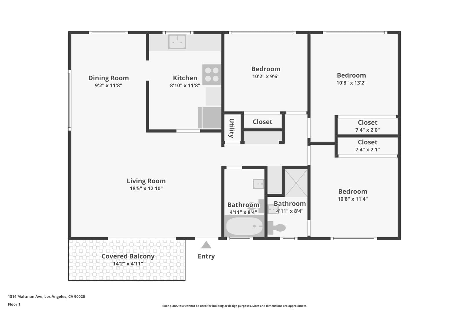 LOS ANGELES Apartment: 1314 MALTMAN AVE
