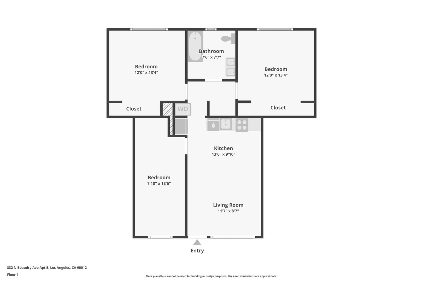 LOS ANGELES Apartment: 832 N. BEAUDRY AVE.