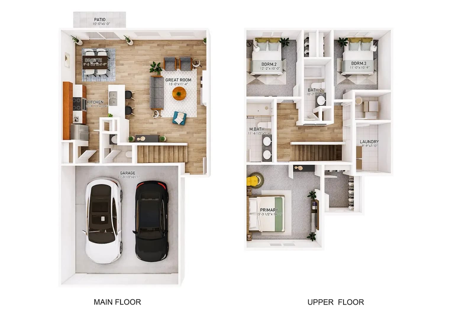 Johnston Townhome: Marigold Street