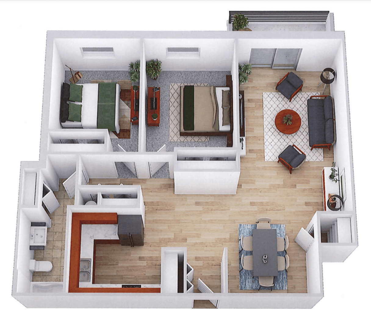 Sioux Falls Apartment: 617 N Lewis Ave